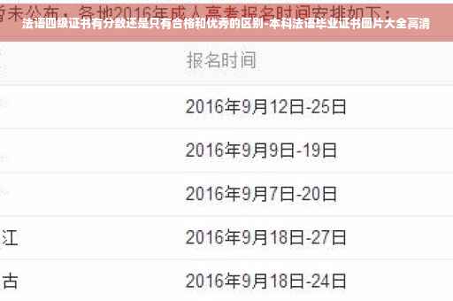 法语四级证书有分数还是只有合格和优秀的区别-本科法语毕业证书图片大全高清
