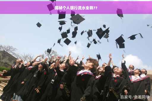 揭秘个人银行流水全貌??