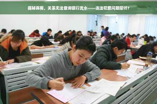 揭秘真相，关系无法查询银行流水——违法犯罪问题探讨?