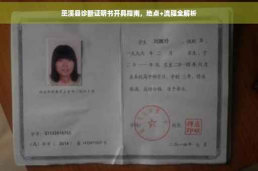 巫溪县诊断证明书开具指南，地点+流程全解析