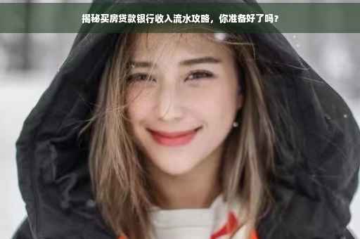 揭秘买房贷款银行收入流水攻略，你准备好了吗？