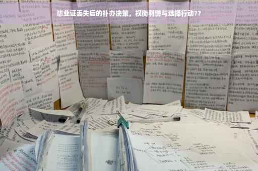 毕业证丢失后的补办决策，权衡利弊与选择行动??