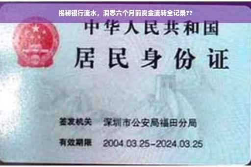 揭秘银行流水,洞悉六个月前资金流转全记录?? 揭秘银行流水,洞悉六个月前资金流转全记录??