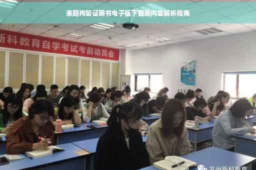 耒阳拘留证明书电子版下载及内容解析指南
