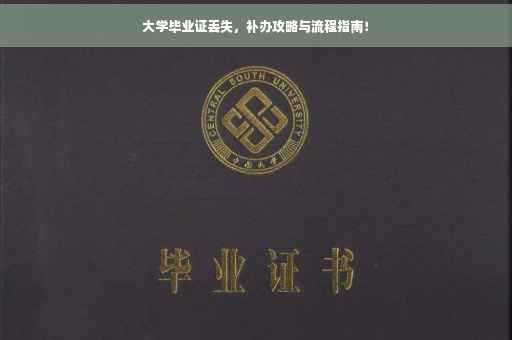大学毕业证丢失，补办攻略与流程指南！