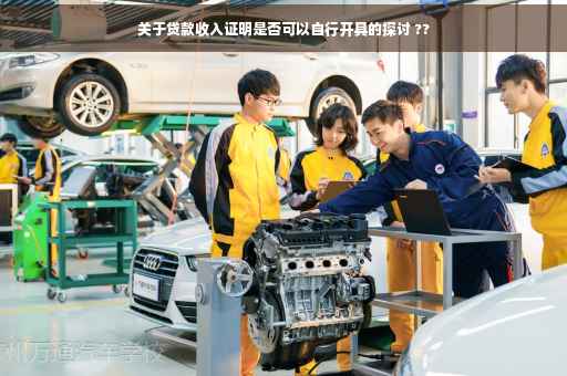 关于贷款收入证明是否可以自行开具的探讨 ??