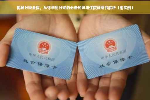 揭秘分娩全程，从怀孕到分娩的必备知识与住院证明书解析（附实例）
