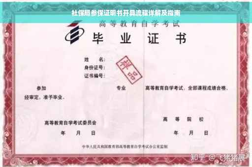 社保局参保证明书开具流程详解及指南