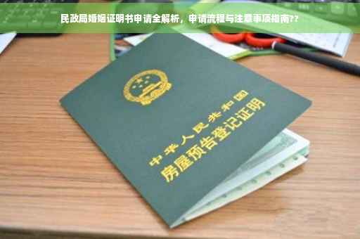 民政局婚姻证明书申请全解析，申请流程与注意事项指南??