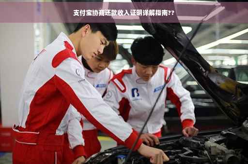 支付宝协商还款收入证明详解指南??