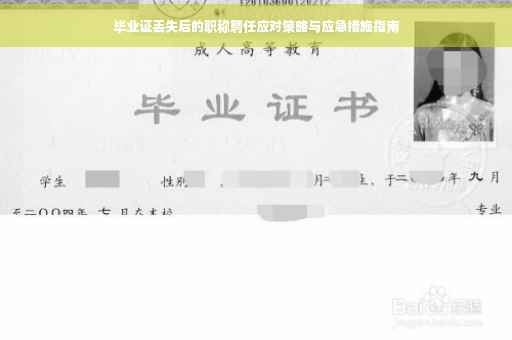 毕业证丢失后的职称聘任应对策略与应急措施指南