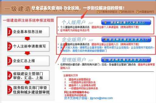 毕业证丢失查询补办全攻略，一步到位解决你的烦恼！