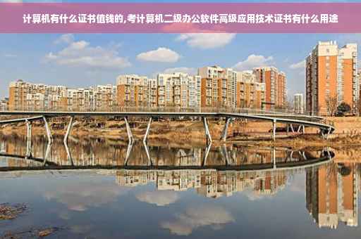 计算机有什么证书值钱的,考计算机二级办公软件高级应用技术证书有什么用途