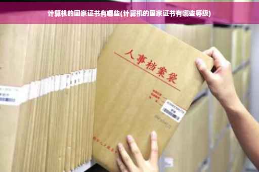 计算机的国家证书有哪些(计算机的国家证书有哪些等级)