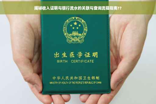 揭秘收入证明与银行流水的关联与查询流程指南??