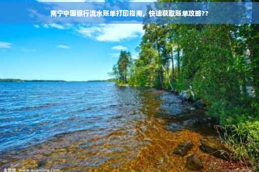 南宁中国银行流水账单打印指南，快速获取账单攻略??