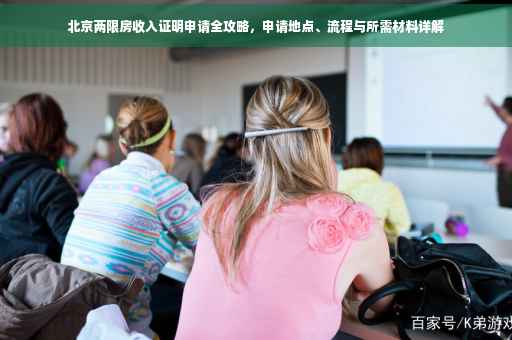 北京两限房收入证明申请全攻略，申请地点、流程与所需材料详解
