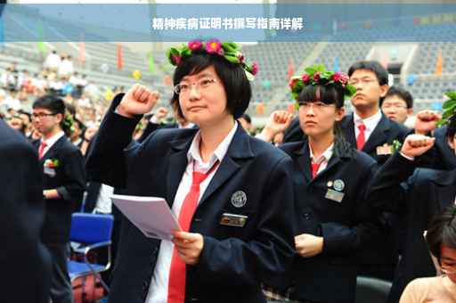 精神疾病证明书撰写指南详解