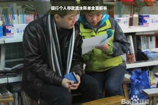 银行个人存款流水账单全面解析
