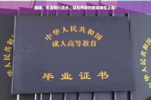 揭秘，无需银行流水，轻松购房的新策略在上海！