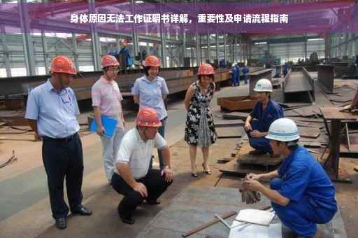 身体原因无法工作证明书详解，重要性及申请流程指南