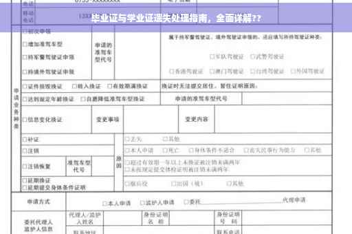 毕业证与学业证遗失处理指南，全面详解??