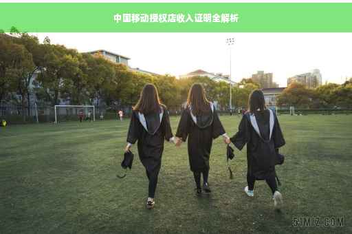 中国移动授权店收入证明全解析