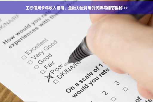 工行信用卡年收入证明，金融力量背后的优势与细节揭秘 ??