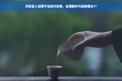 贷款收入证明不足应对攻略，全面解析与策略建议??