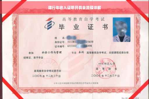 建行年收入证明开具全流程详解
