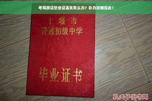 考导游证毕业证丢失怎么办？补办攻略在此！