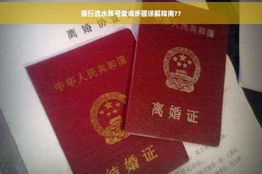 银行流水账号查询步骤详解指南??