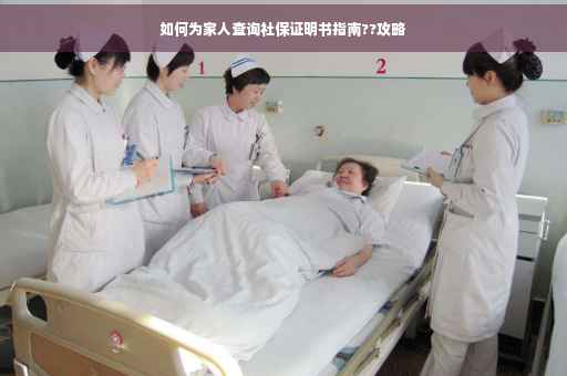 如何为家人查询社保证明书指南??攻略