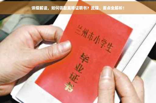 详细解读，如何领取离婚证明书？流程、要点全解析！