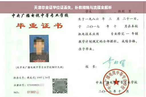 天津毕业证学位证丢失，补救措施与流程全解析