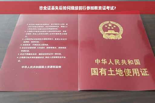毕业证丢失后如何继续前行参加教资证考试？