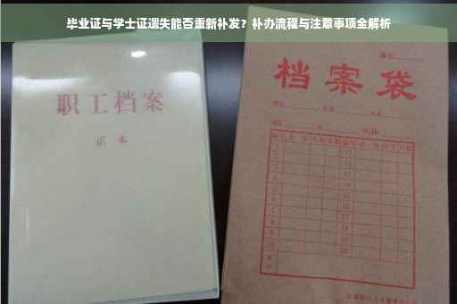 毕业证与学士证遗失能否重新补发？补办流程与注意事项全解析