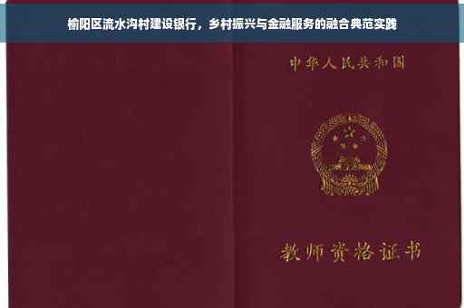 榆阳区流水沟村建设银行，乡村振兴与金融服务的融合典范实践