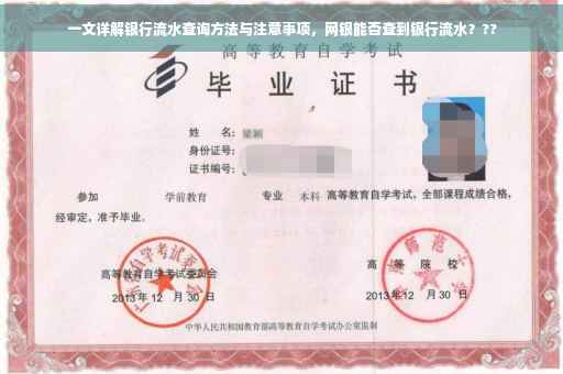 一文详解银行流水查询方法与注意事项，网银能否查到银行流水？??