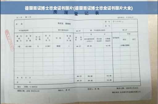 德国签证博士毕业证书图片(德国签证博士毕业证书图片大全)