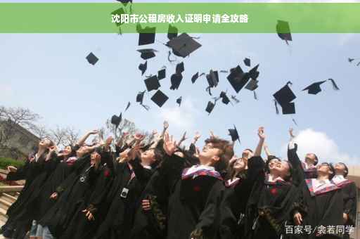 沈阳市公租房收入证明申请全攻略