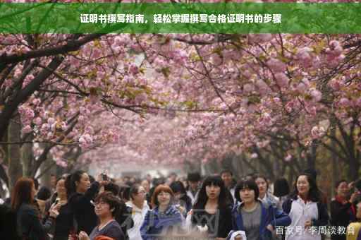 证明书撰写指南，轻松掌握撰写合格证明书的步骤