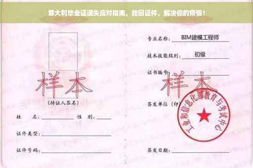 意大利毕业证遗失应对指南，找回证件，解决你的烦恼！