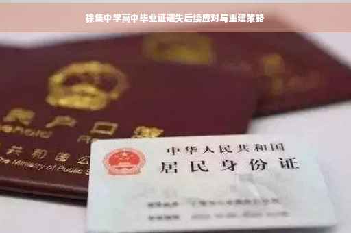 徐集中学高中毕业证遗失后续应对与重建策略
