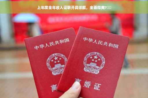 上年度全年收入证明开具详解，全面指南?⚡️