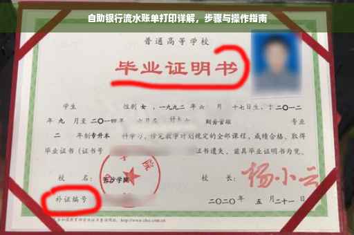自助银行流水账单打印详解，步骤与操作指南