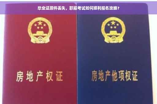 毕业证原件丢失，职称考试如何顺利报名攻略？