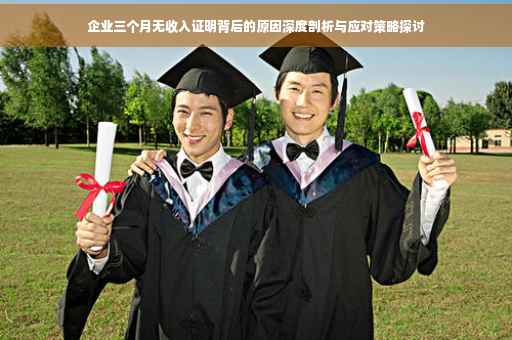 企业三个月无收入证明背后的原因深度剖析与应对策略探讨