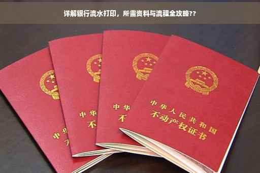 详解银行流水打印，所需资料与流程全攻略??