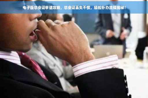 电子版毕业证申请攻略，毕业证丢失不慌，轻松补办流程揭秘！